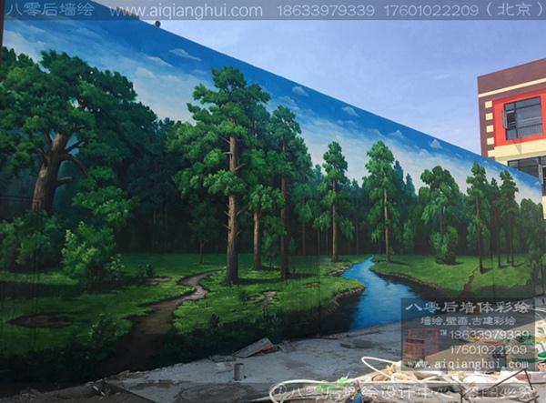幼儿园墙绘—唐山京唐港金色摇篮幼教手绘墙